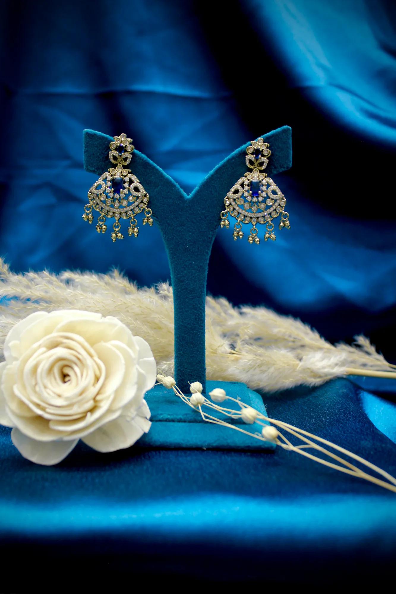 Royal Sapphire Victorian Mangalsutra Set — Image 5