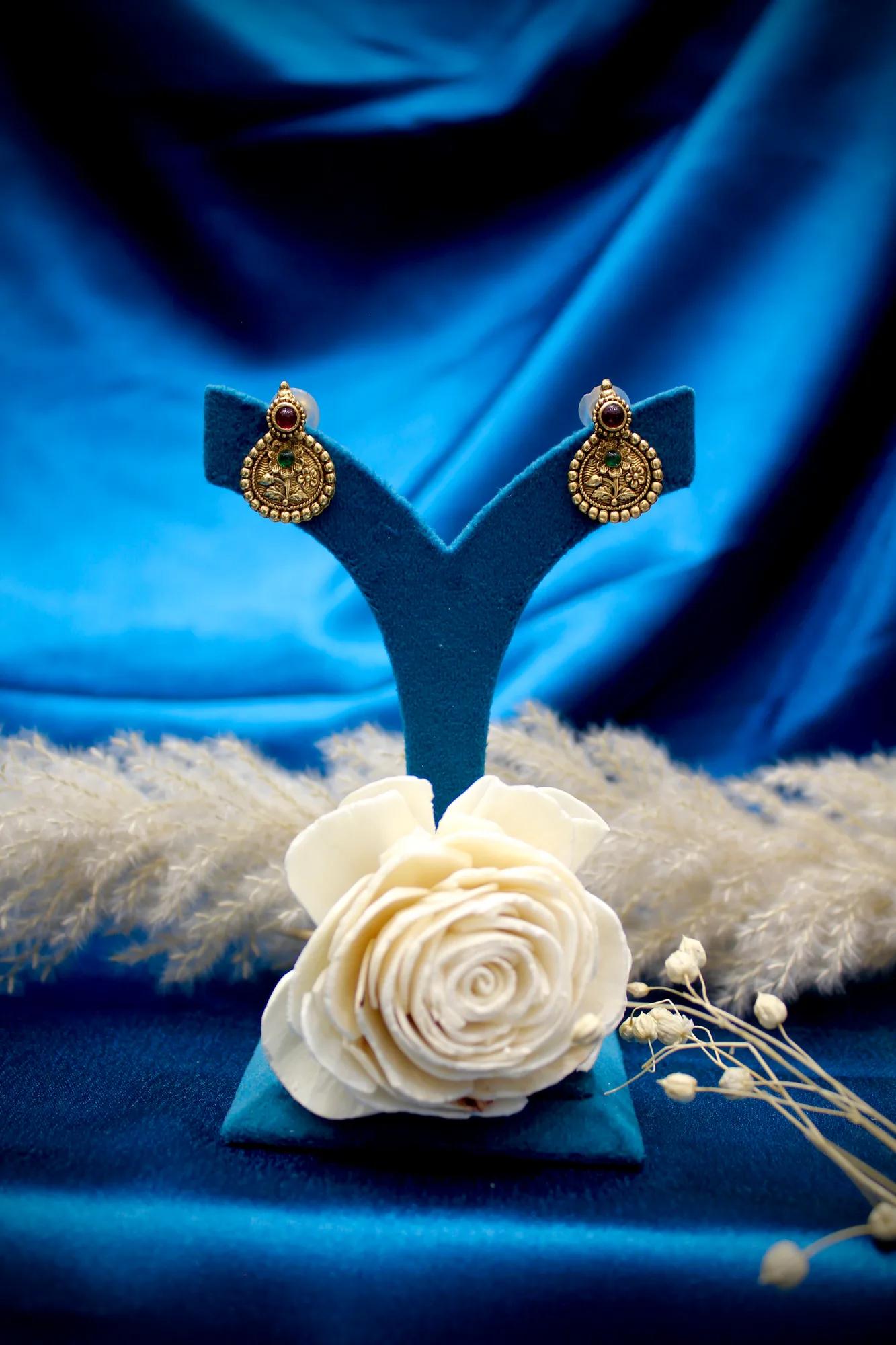 Traditional Antique Coin Bridal Haar Set — Image 5