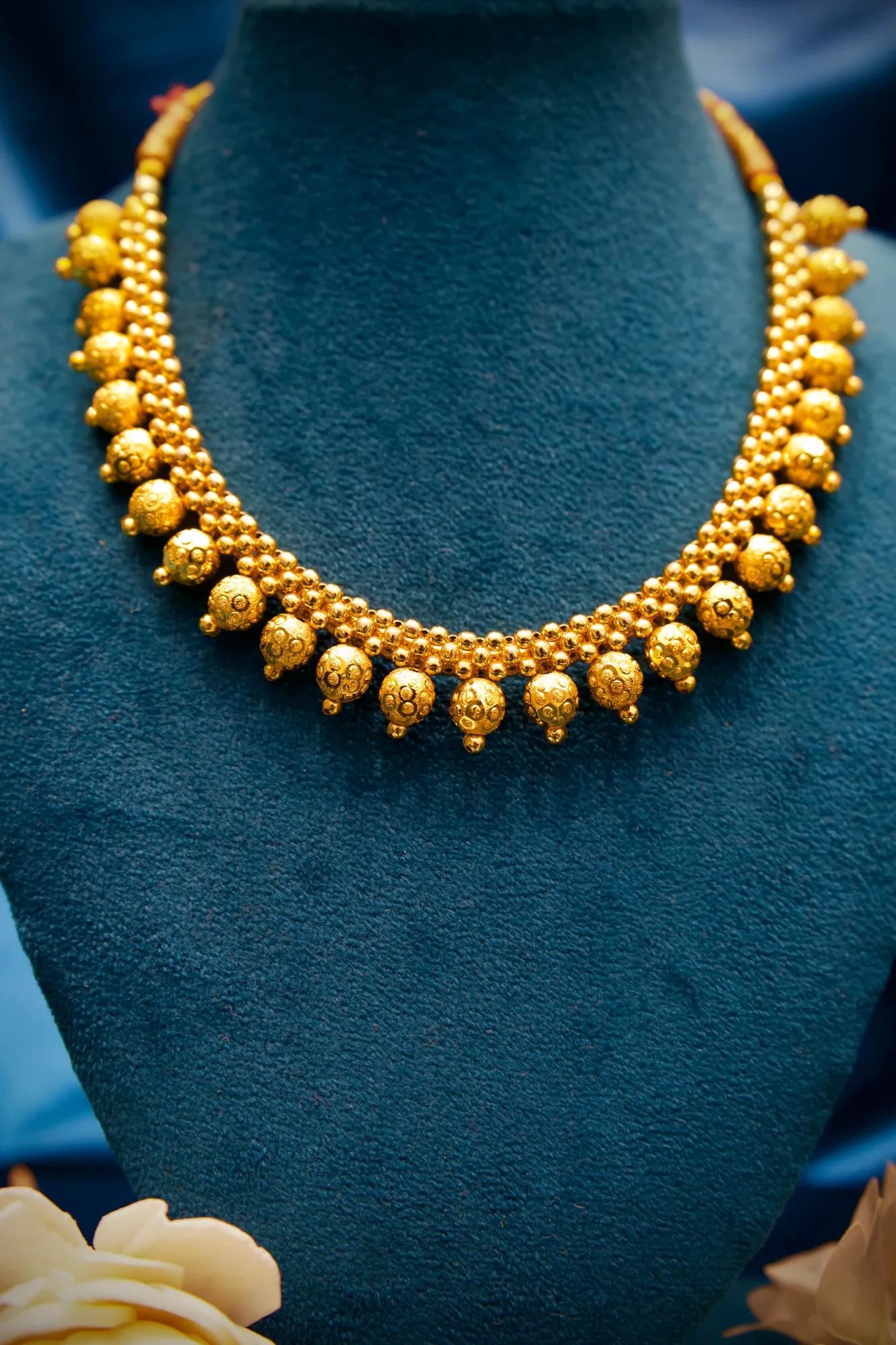 Traditional Ghungroo Bead Choker Necklace