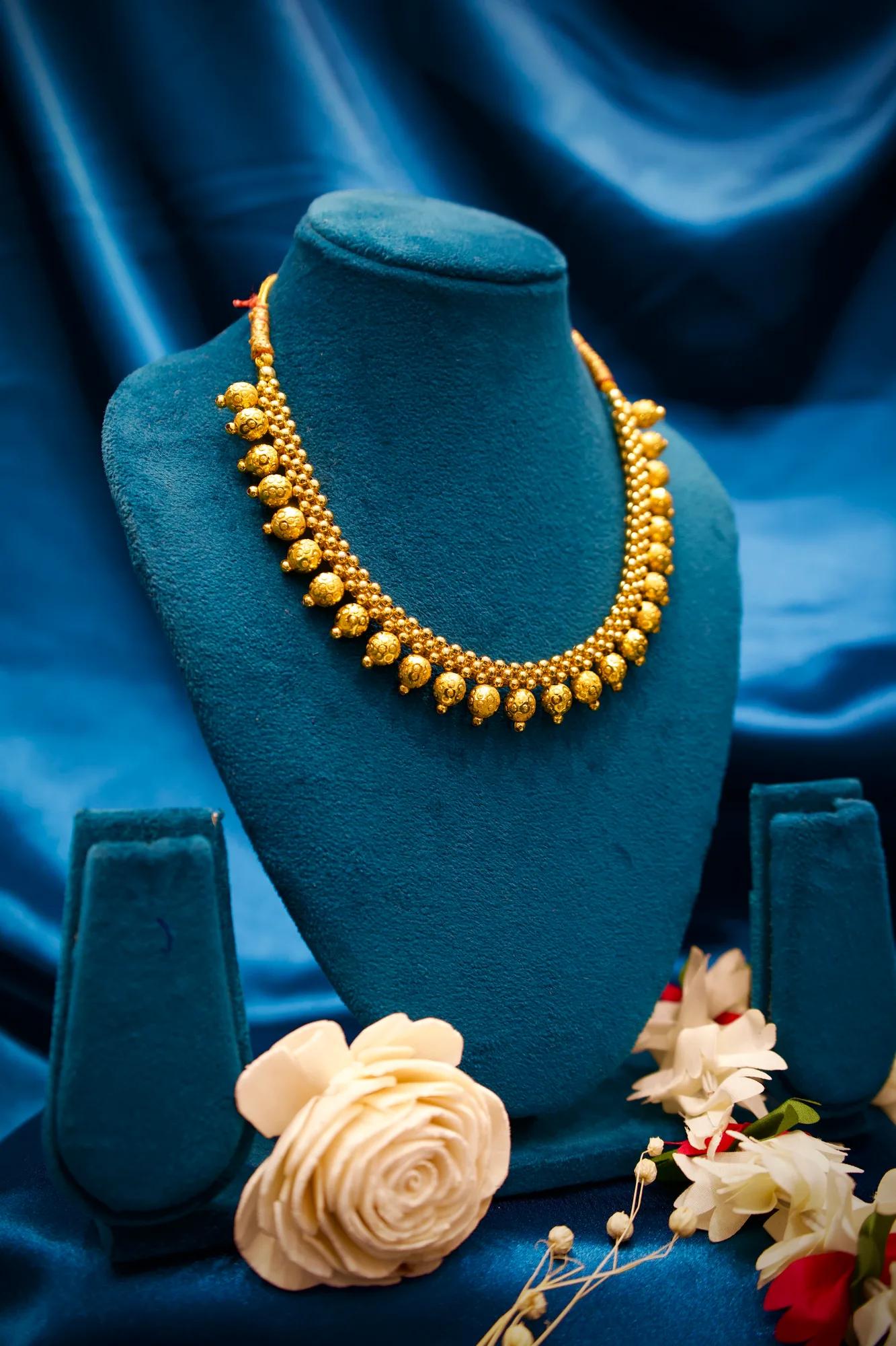 Traditional Ghungroo Bead Choker Necklace
