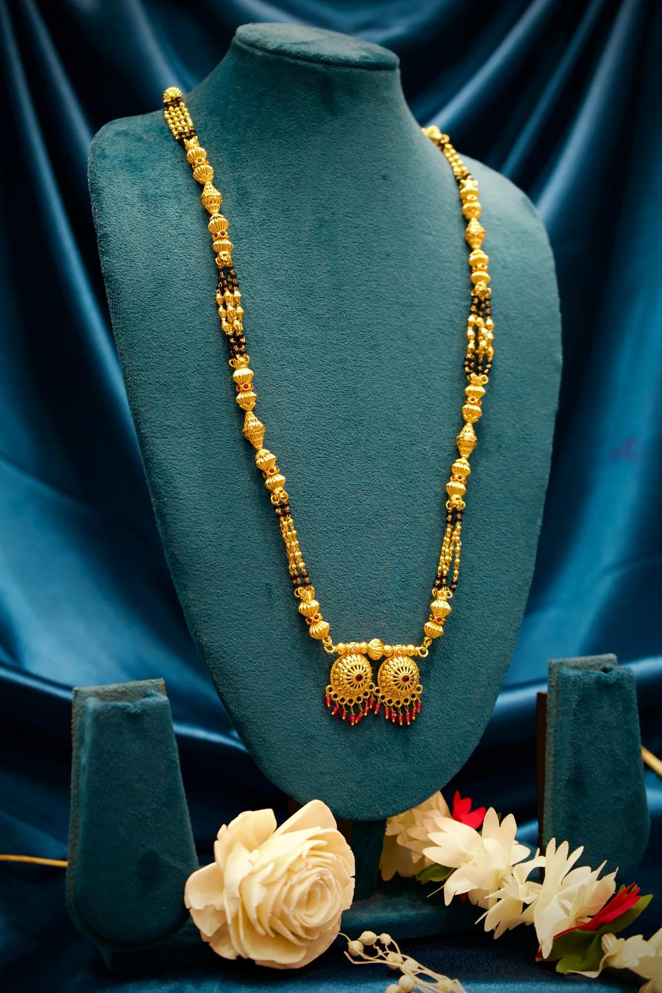 Royal Dual Medallion Mangalsutra Necklace