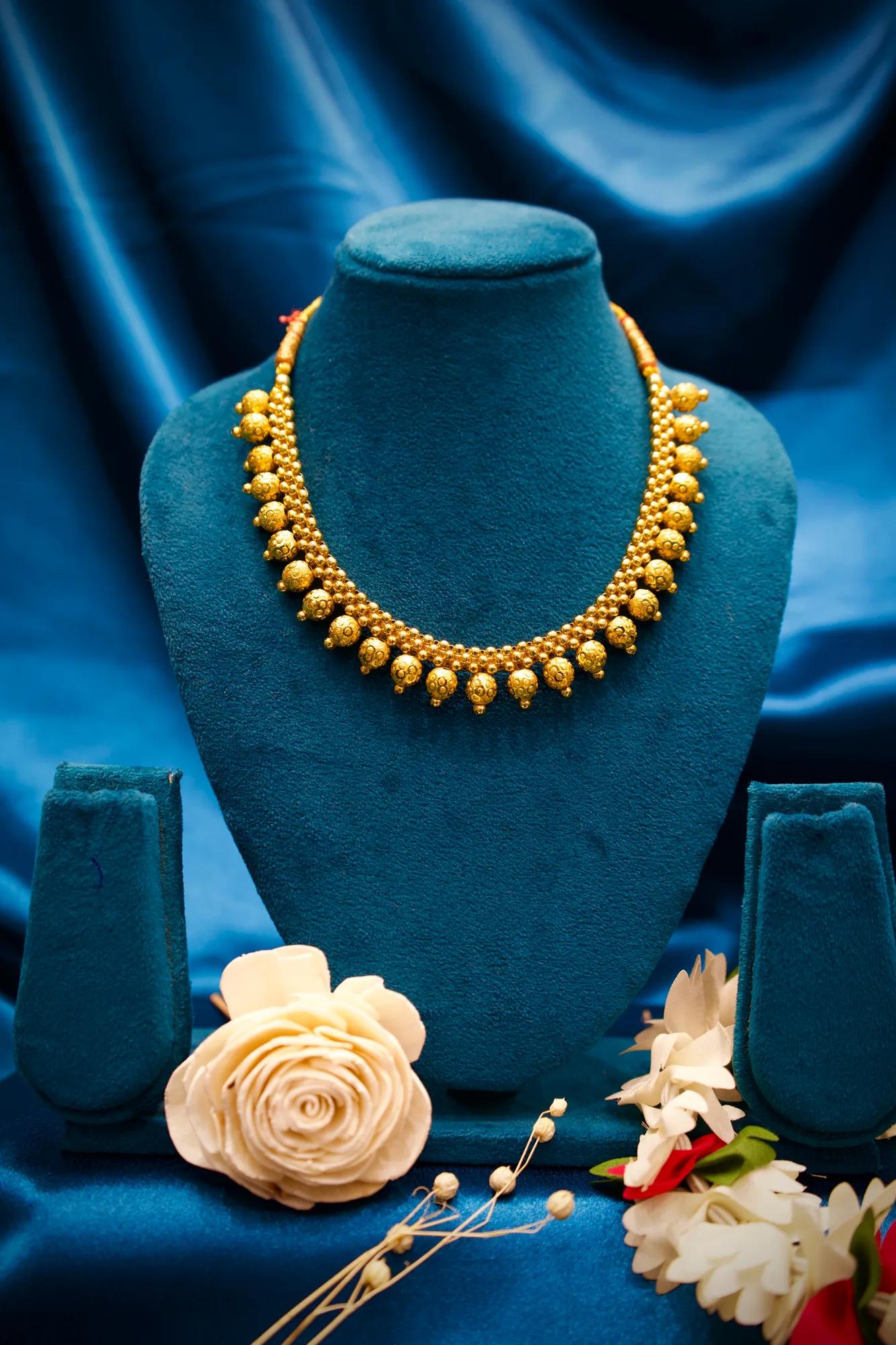 Traditional Ghungroo Bead Choker Necklace