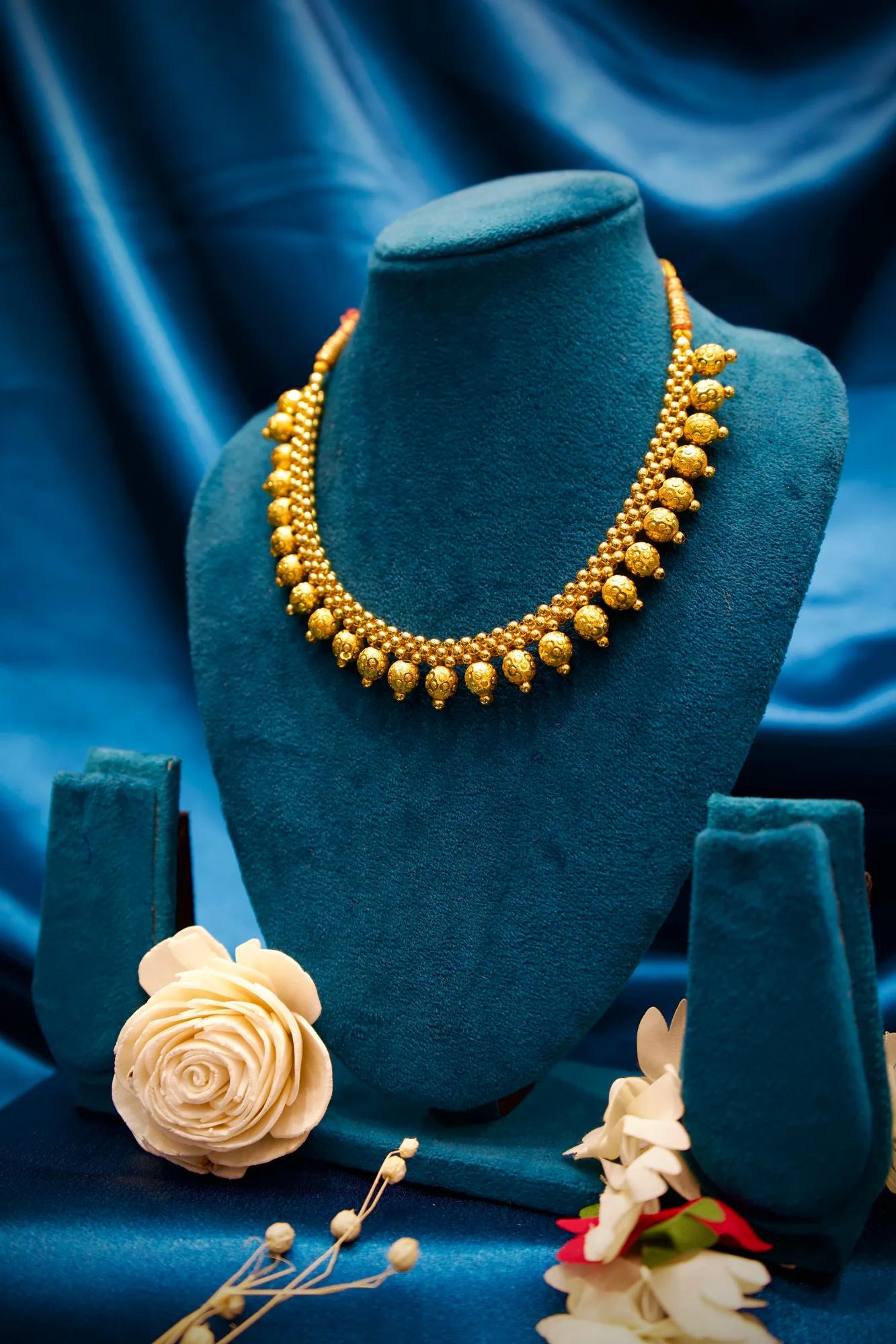 Traditional Ghungroo Bead Choker Necklace