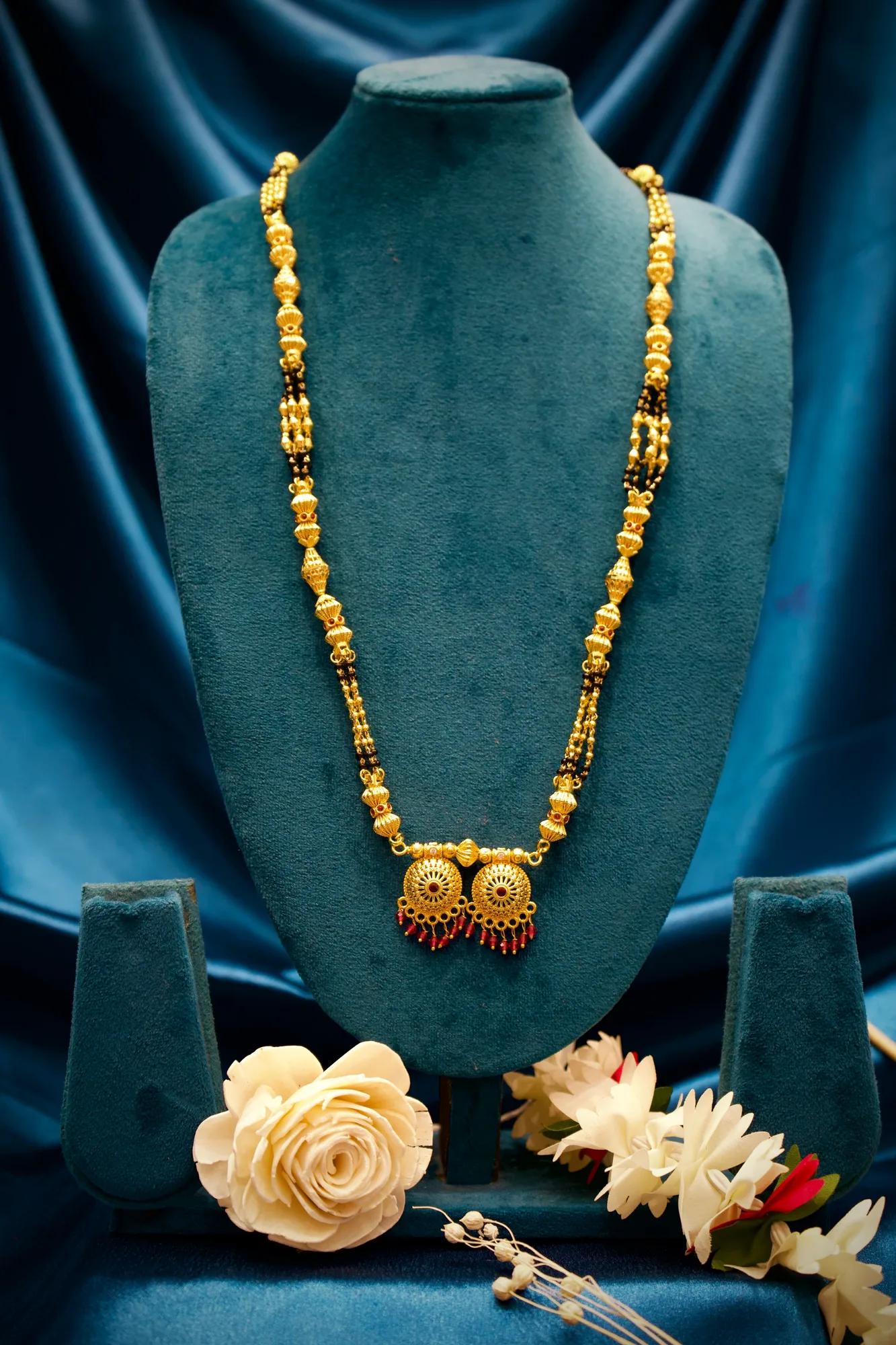 Royal Dual Medallion Mangalsutra Necklace