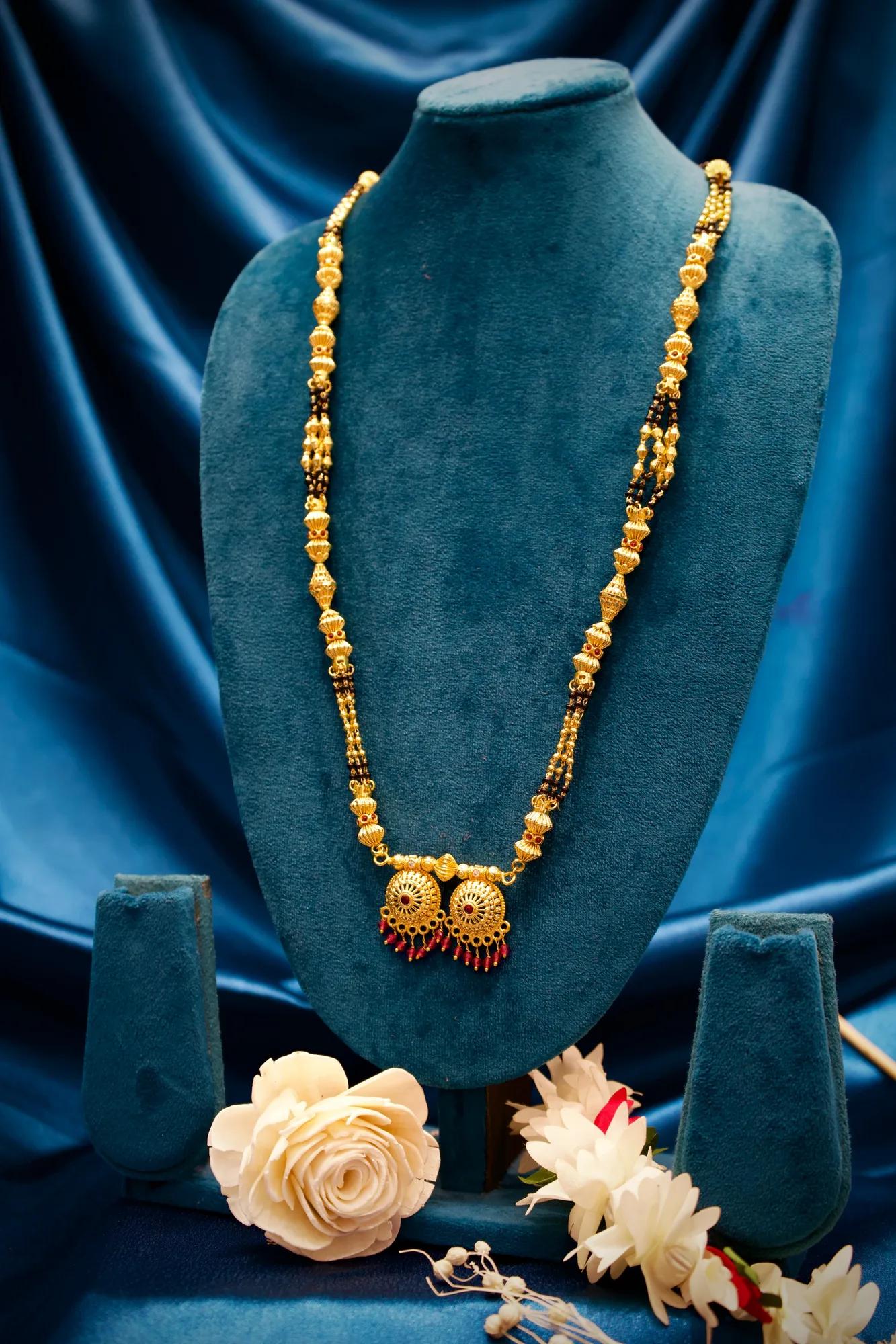 Royal Dual Medallion Mangalsutra Necklace
