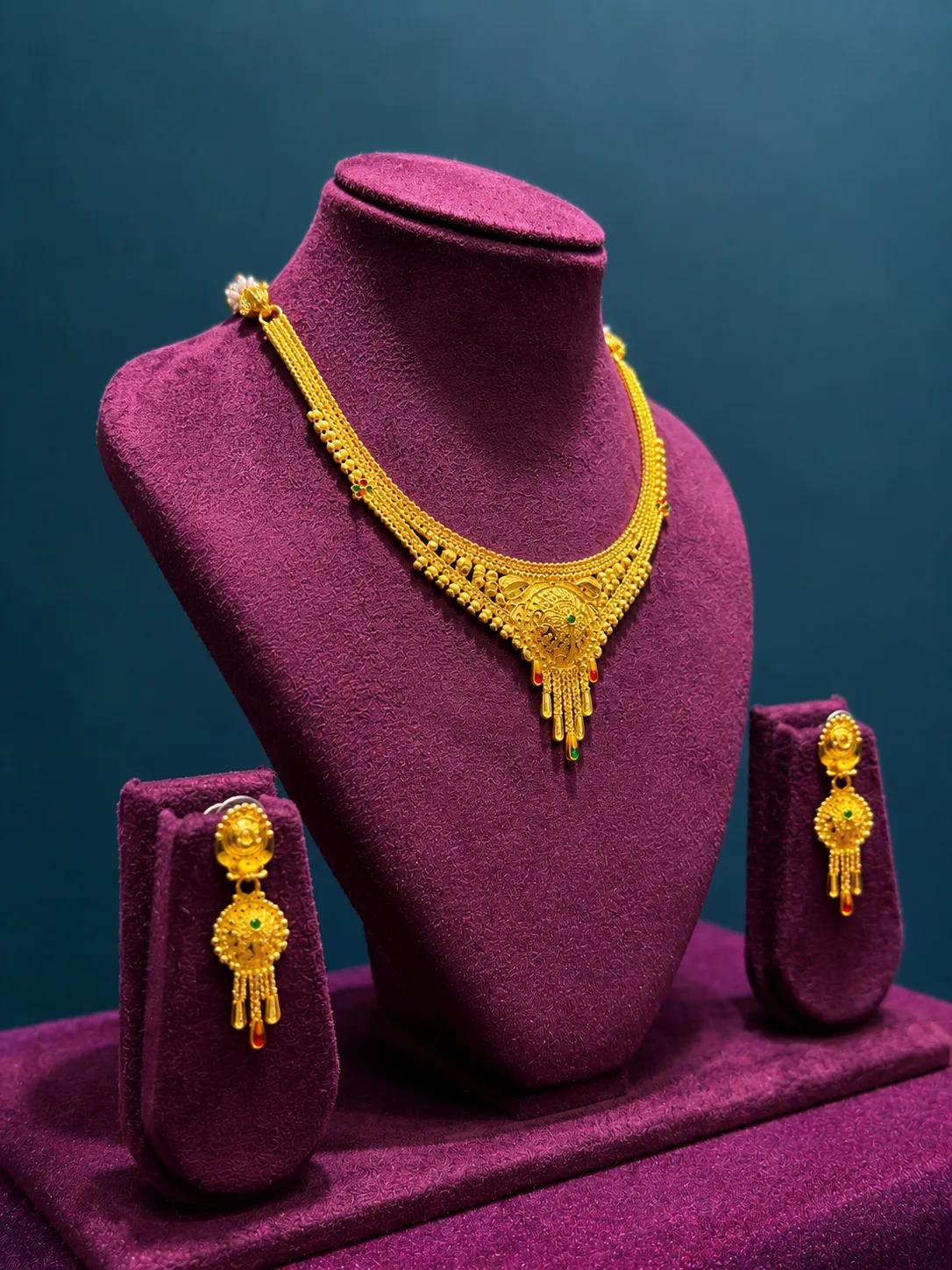 Royal Heritage Gold Necklace Set — Image 2