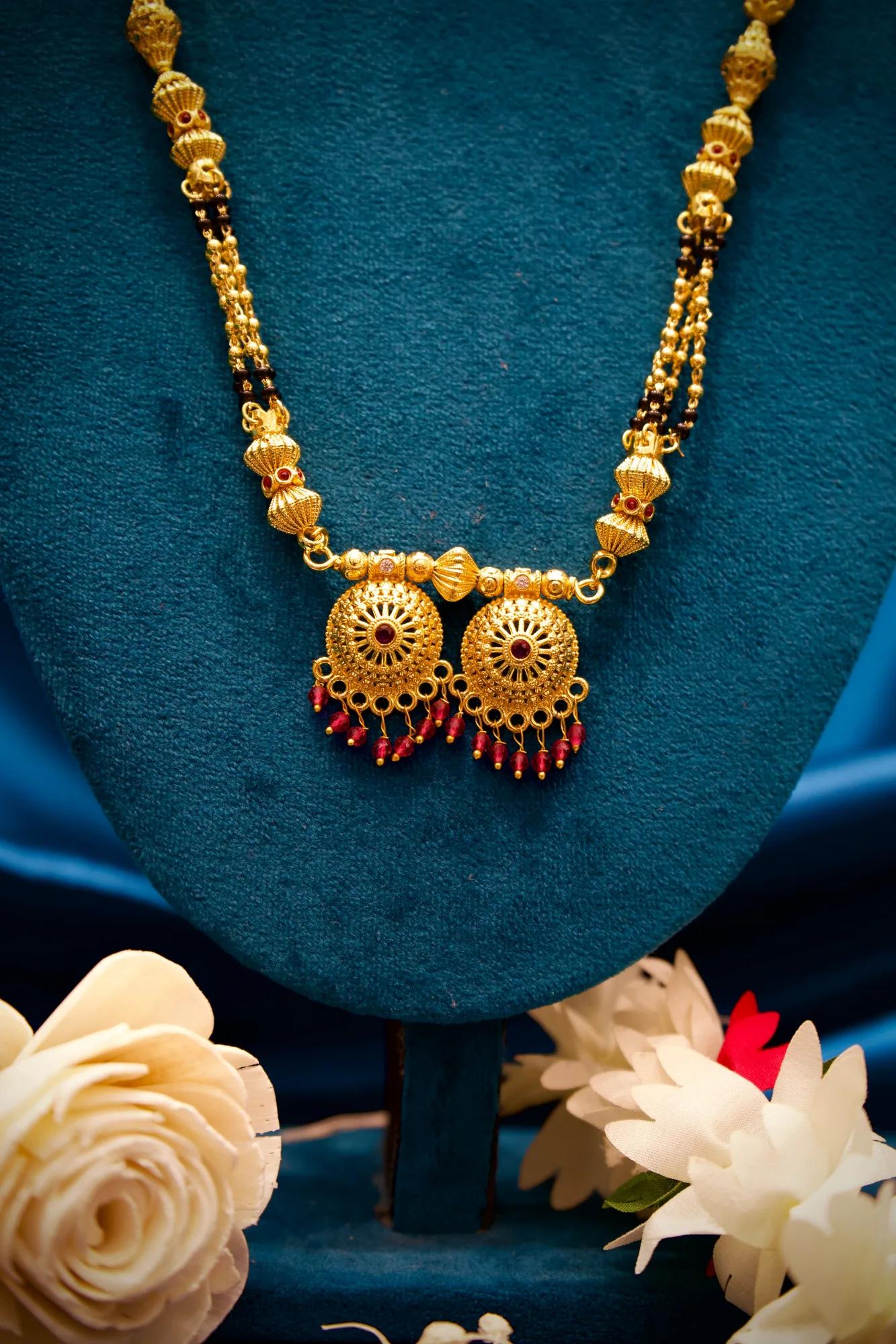 Royal Dual Medallion Mangalsutra Necklace