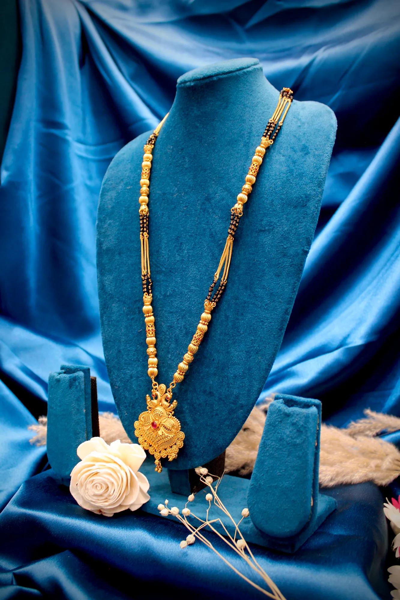 Royal Antique Peacock Motif Mangalsutra