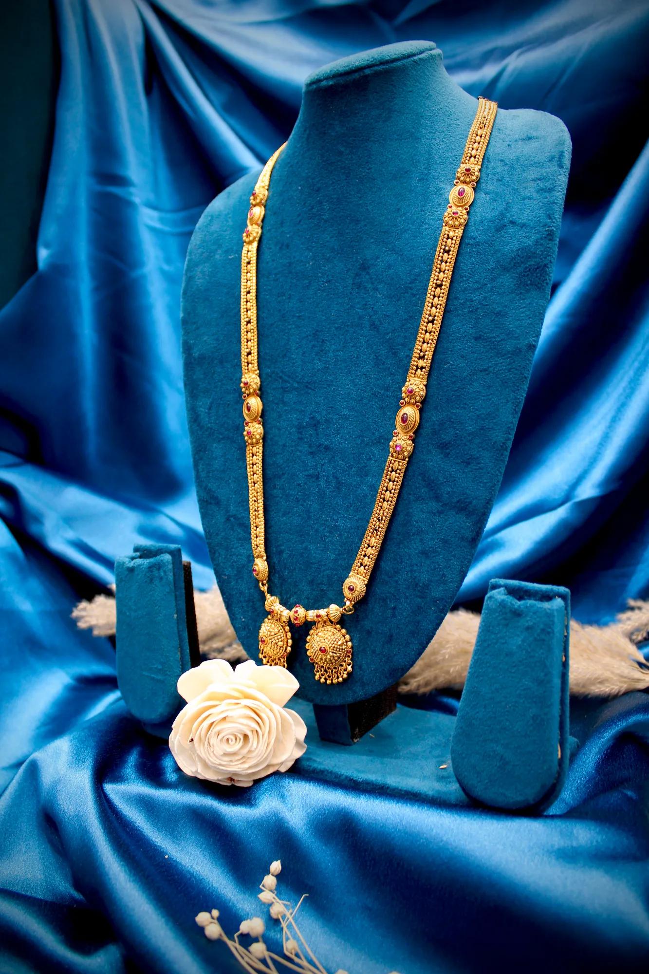 Royal Heritage Twin Pendant Long Mangalsutra