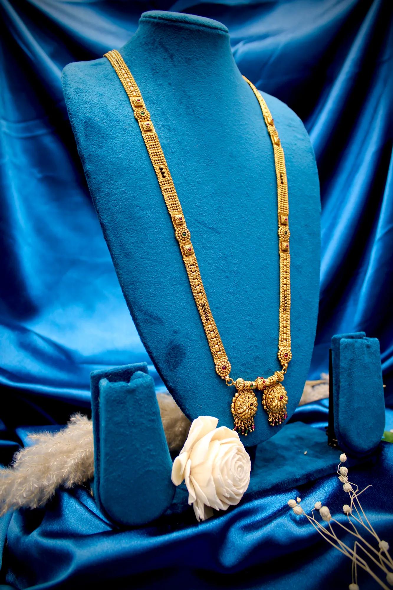 Royal Heritage Dual Pendant Long Haram