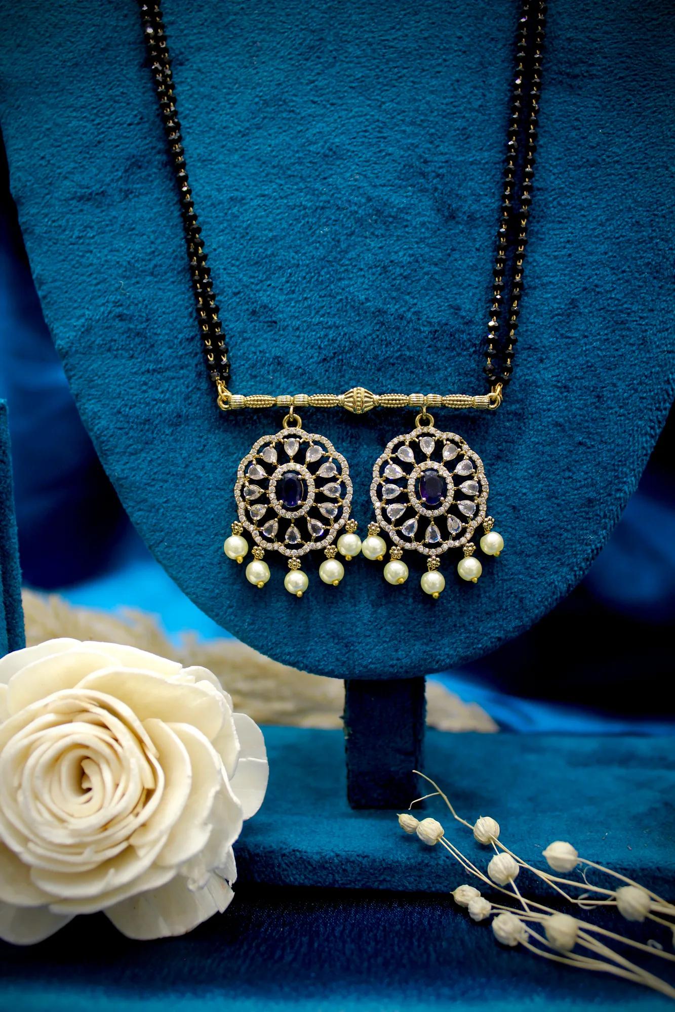 Pearl Charm Victorian Mangalsutra Set