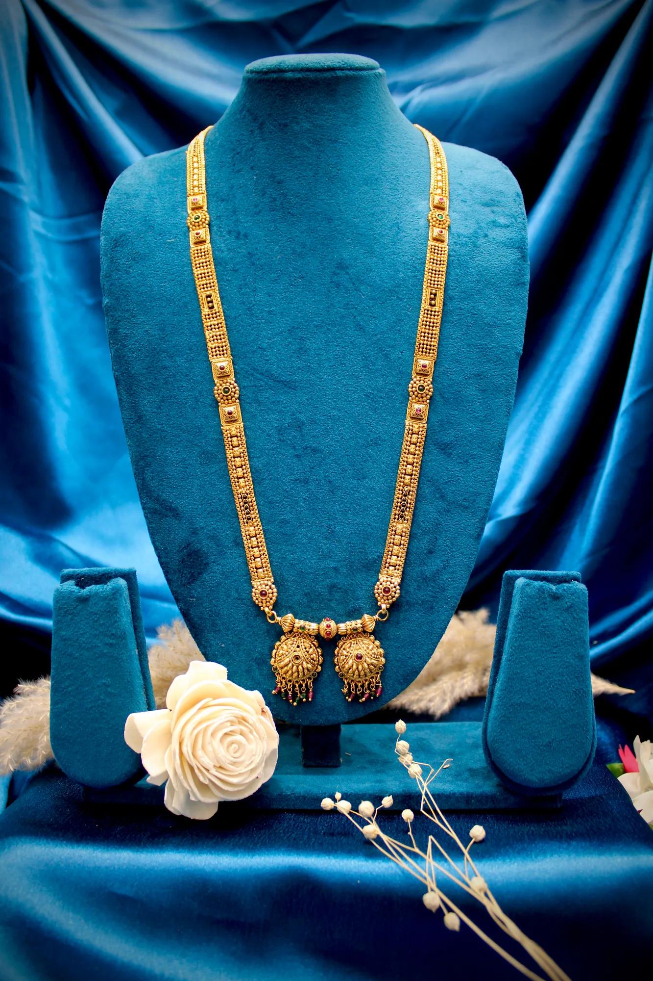 Royal Heritage Dual Pendant Long Haram