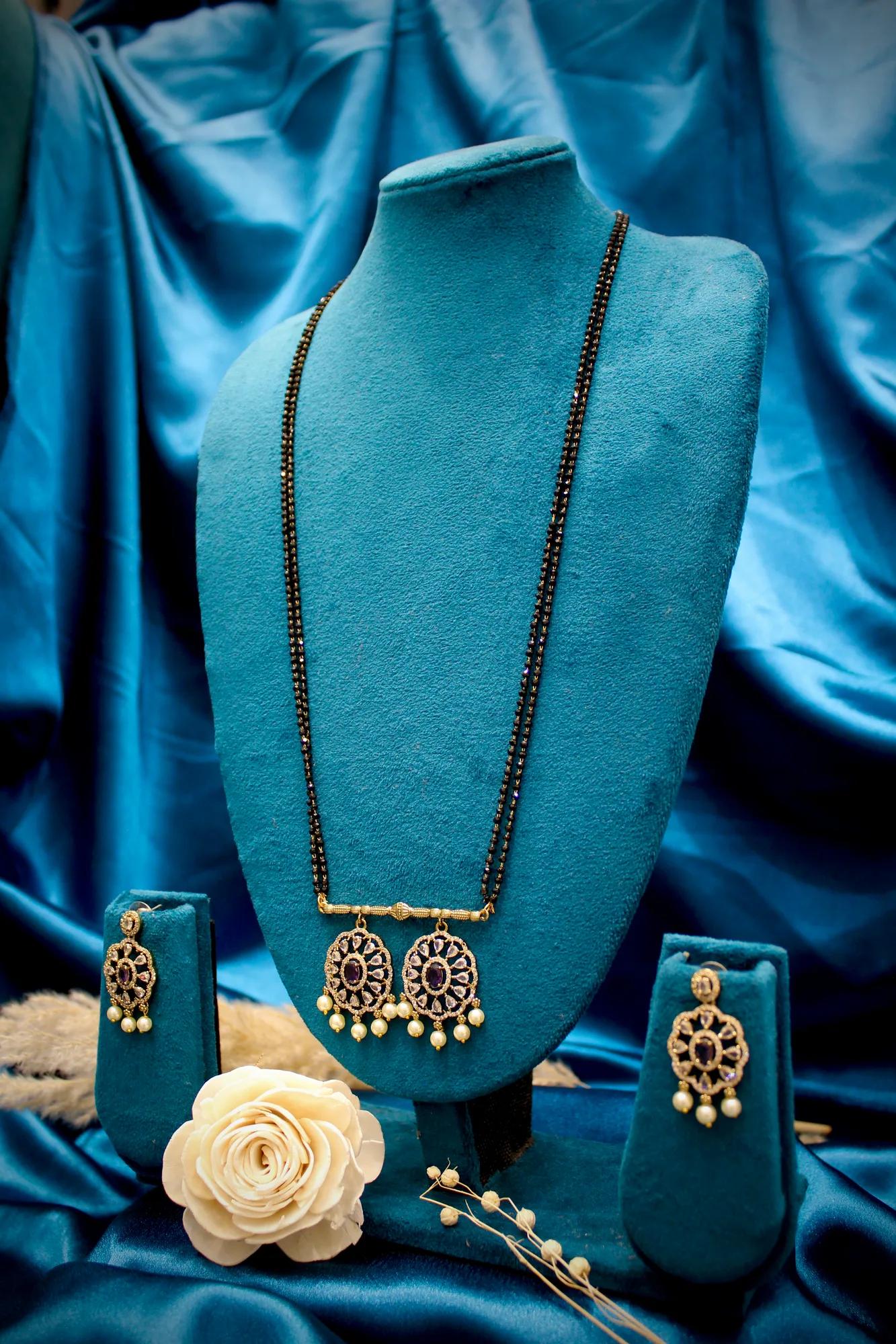 Pearl Charm Victorian Mangalsutra Set