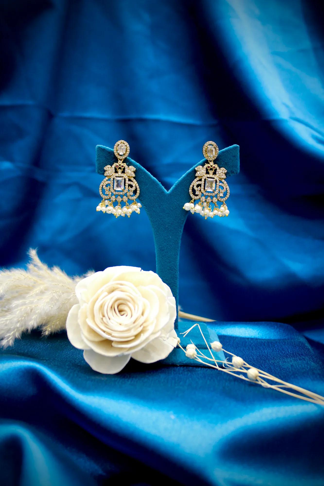 Pearl Peacock Victorian Mangalsutra Set
