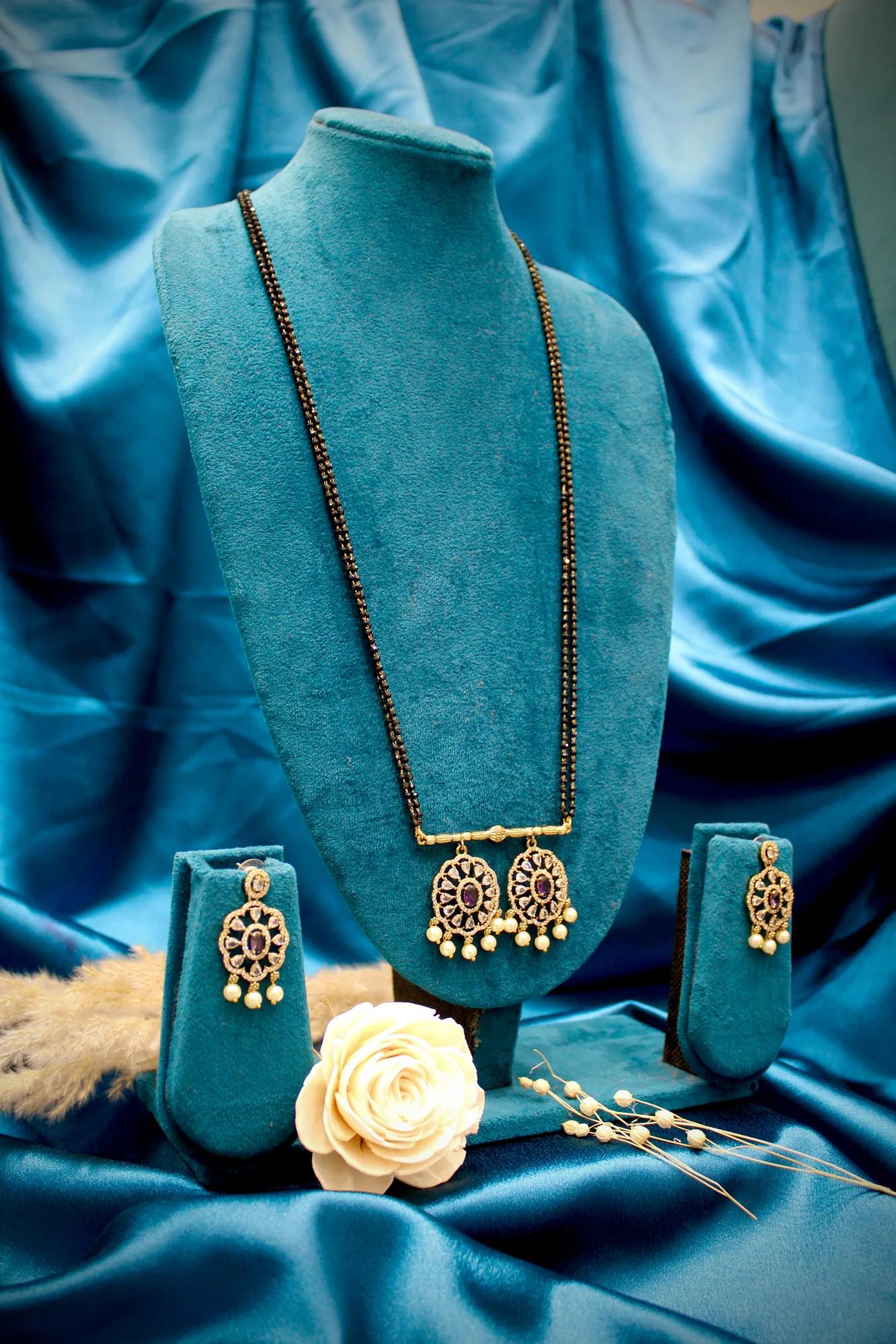 Pearl Charm Victorian Mangalsutra Set