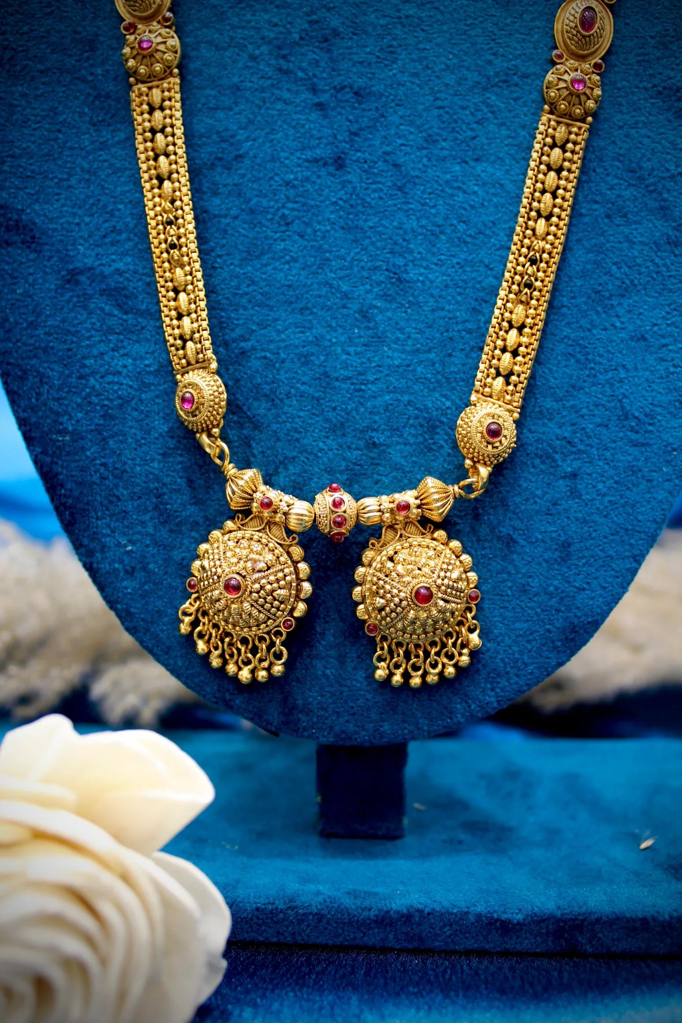 Royal Heritage Twin Pendant Long Mangalsutra