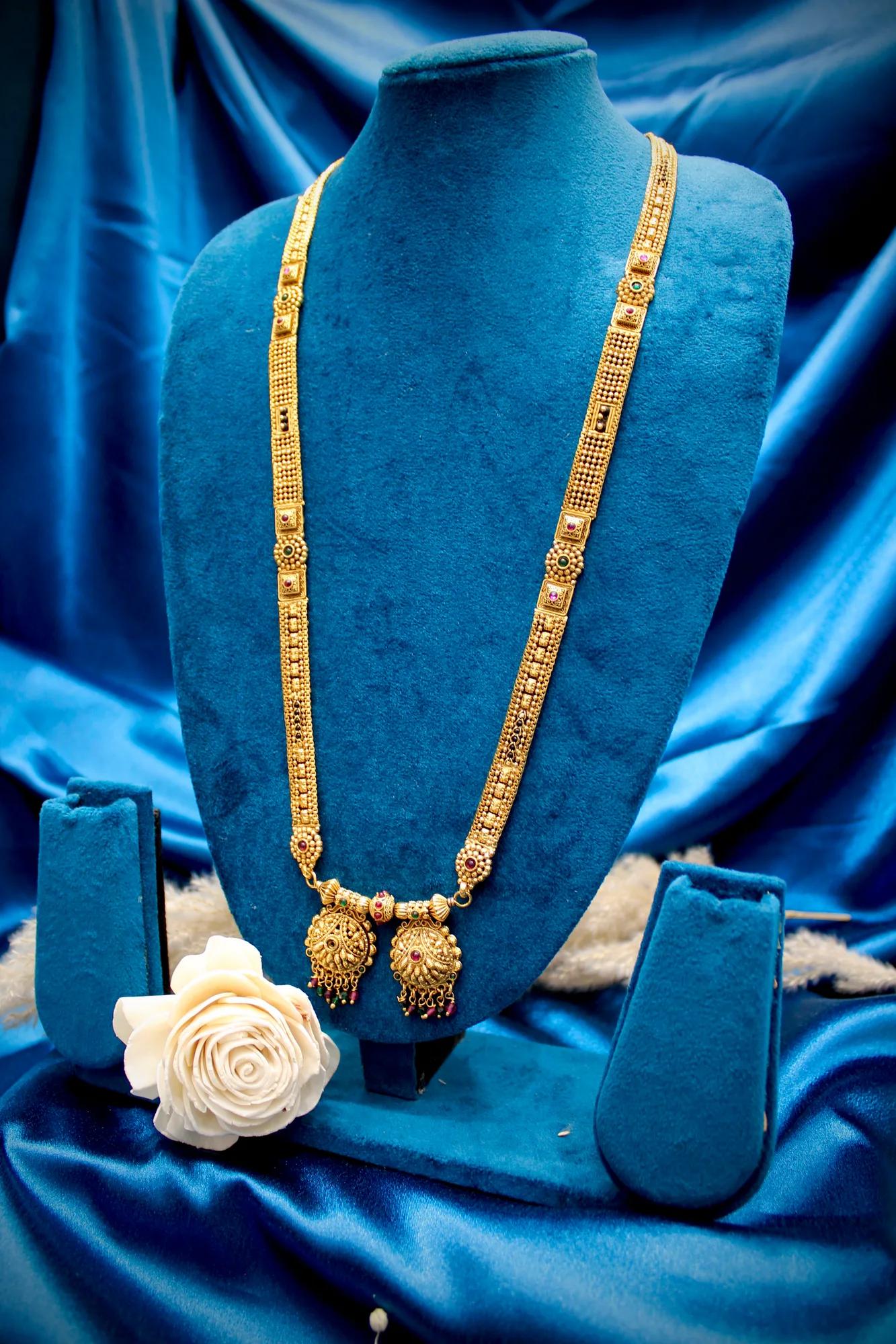 Royal Heritage Dual Pendant Long Haram