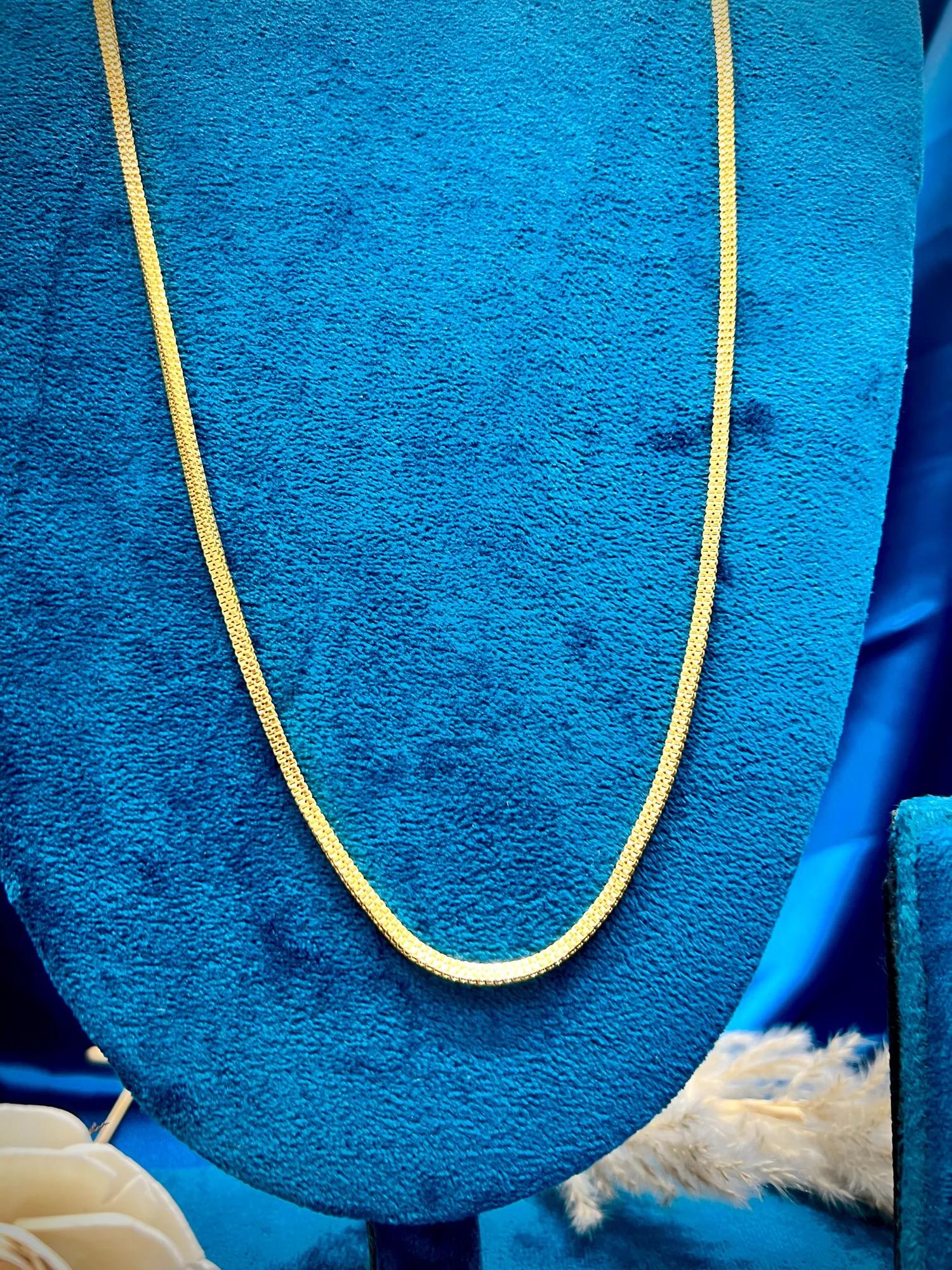 Men's round hollow chain