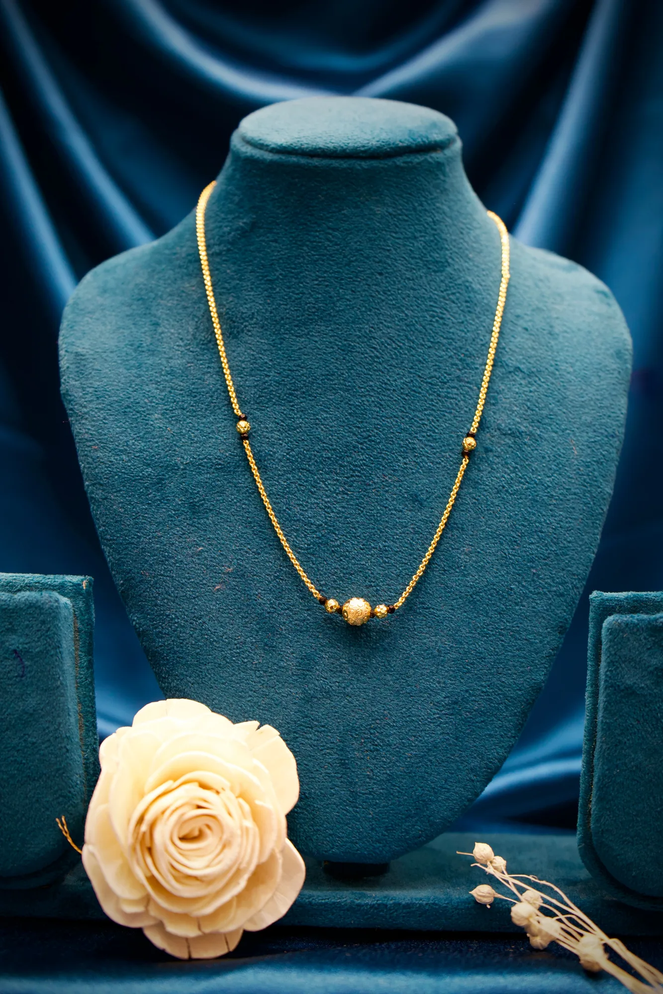 Minimalist Gold Bead Mangalsutra Chain