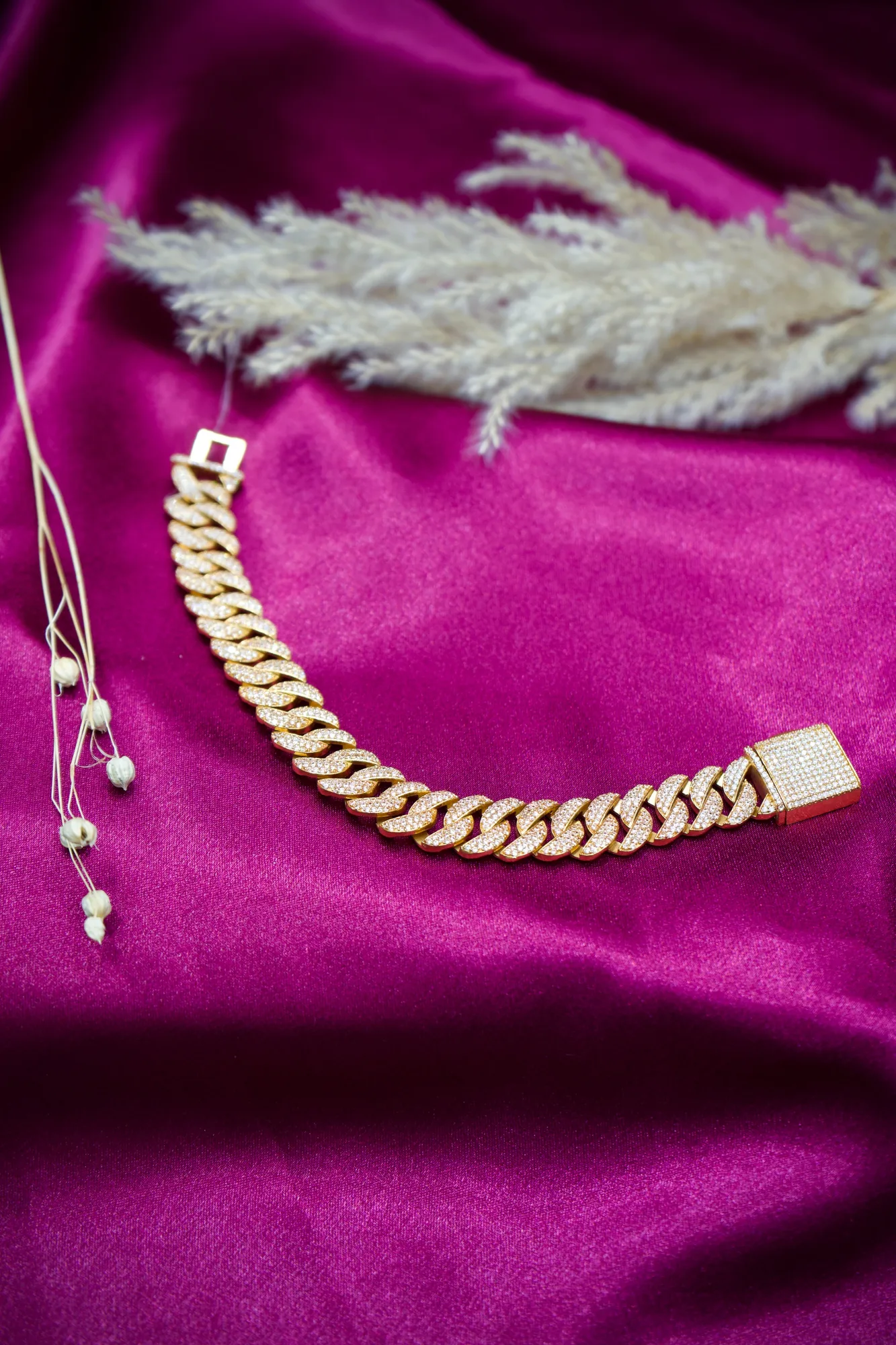 Luxury Iced-Out Cuban Link Bracelet